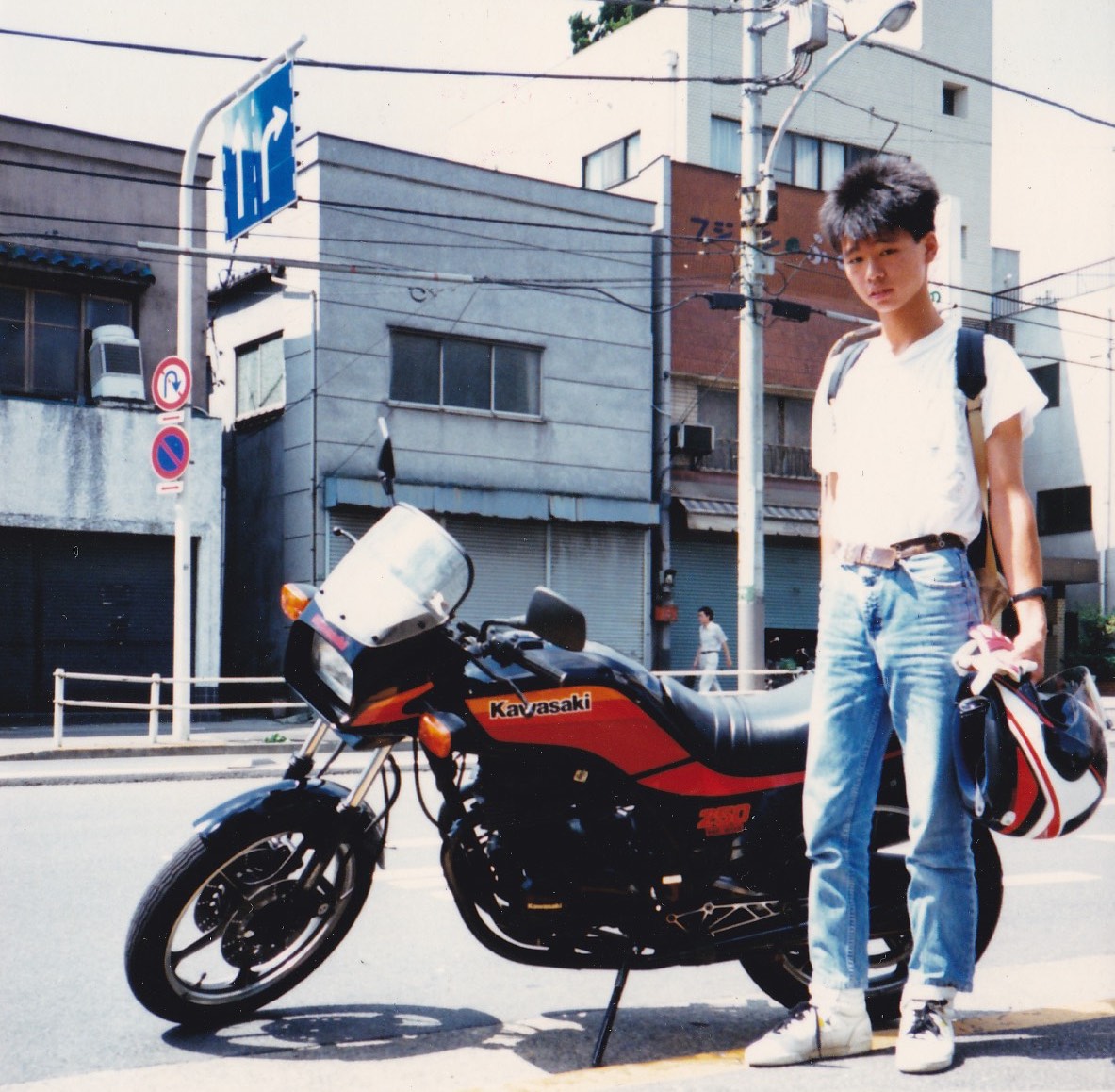 カワサキGPZ250ベルトドライブ