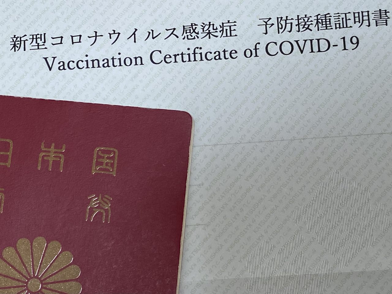「新型コロナワクチン接種証明書」いわゆる「ワクチンパスポート」