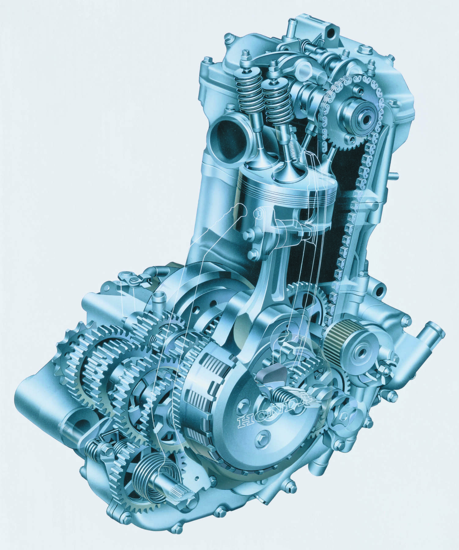 XR650R系のエンジン
