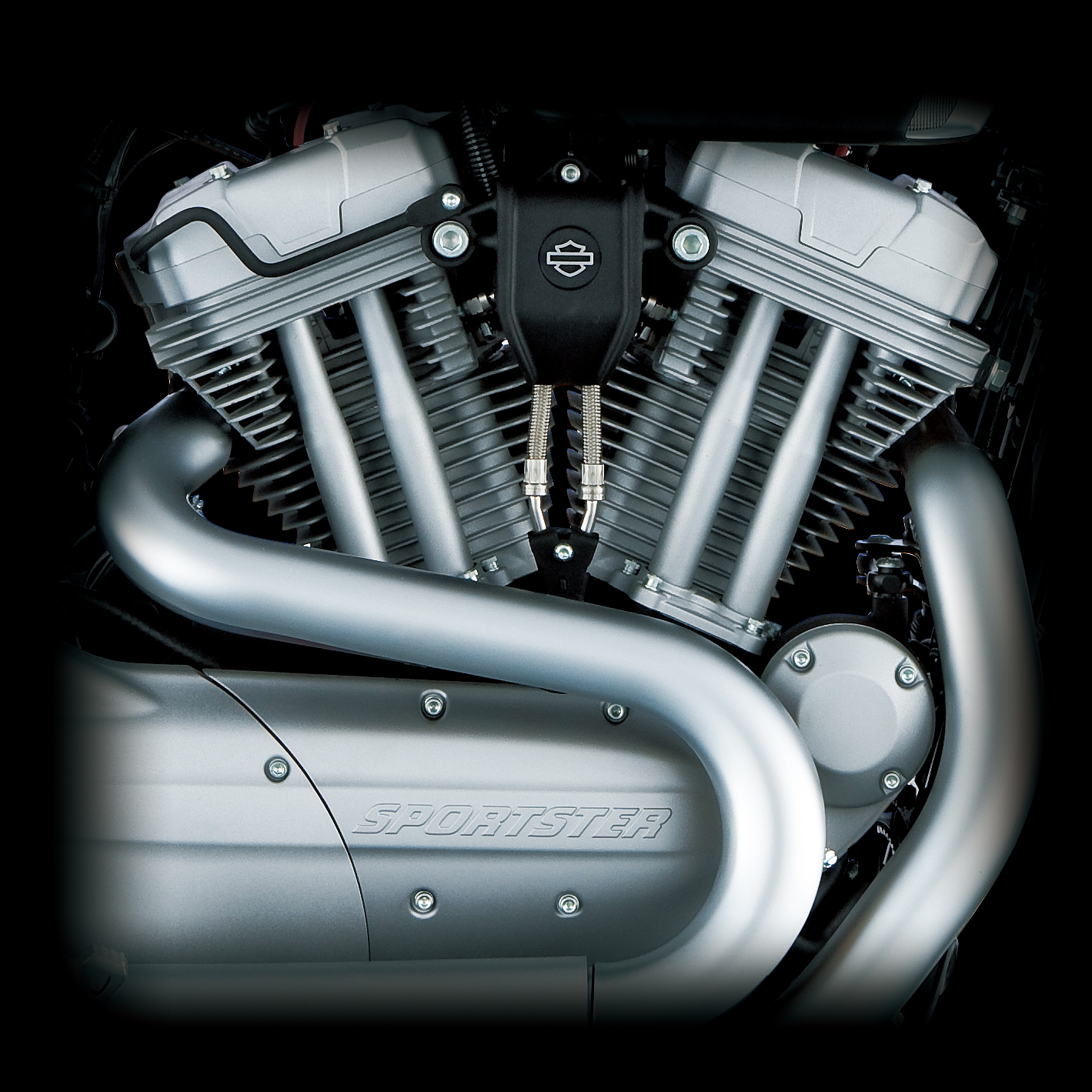 スポーツスターのエボリューションエンジンをベースにチューンナップされた強力なパワーユニット。画像提供：ハーレーダビッドソンジャパン