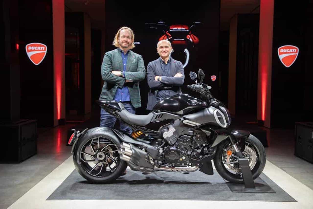 Ducati North America CEO Jason Chinnock and Ducati Centro Stile Director Andrea Ferrares