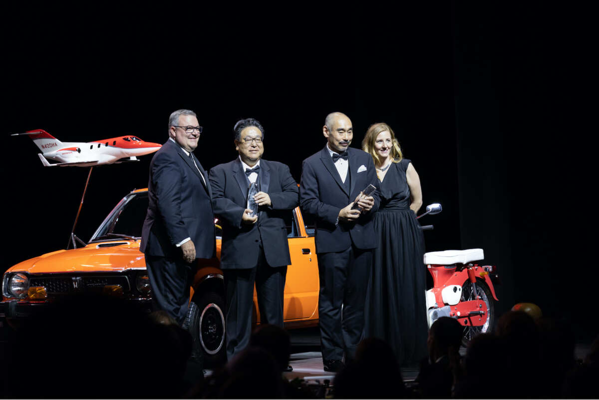 ホンダ元最高顧問・藤澤武夫氏の米国自動車殿堂入り授賞式。7月20日（米国現地時間）、米国ミシガン州デトロイト市。