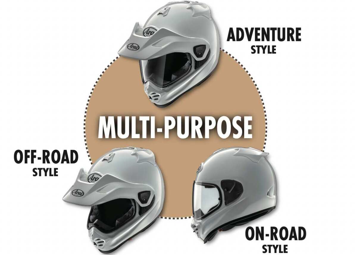 アライの新型アドベンチャーヘルメット『ツアークロスV』は3タイプのスタイルが選べる
