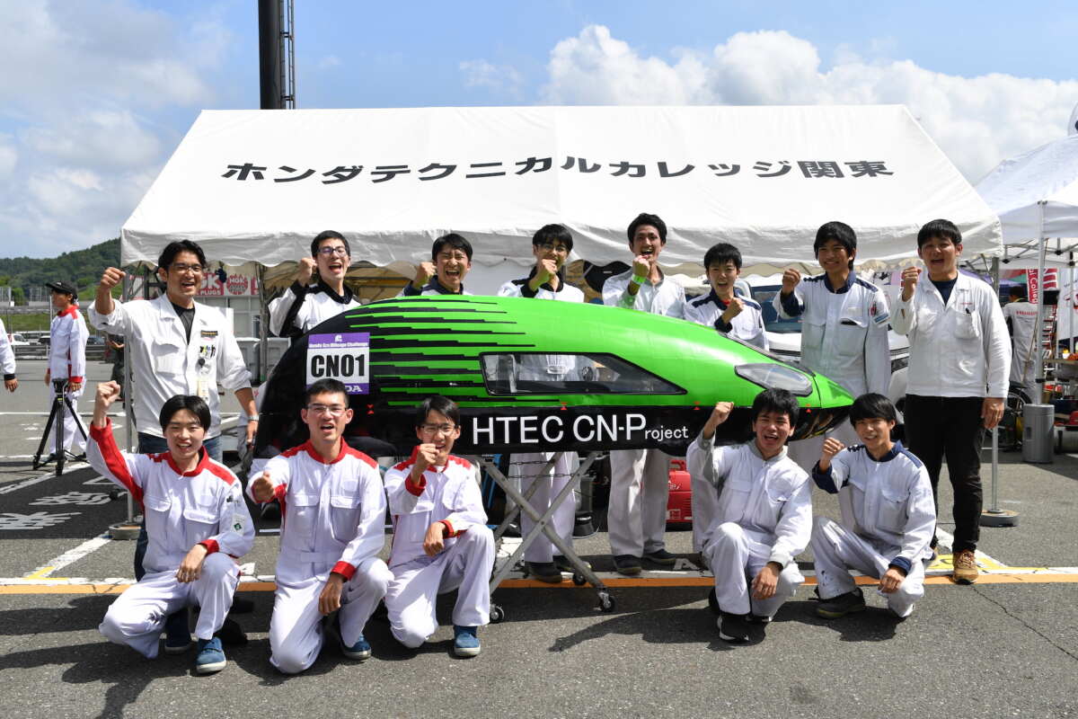 ホンダ学園関東校「H-TEC CN-プロジェクト」。　画像：ホンダモーターサイクルジャパン提供