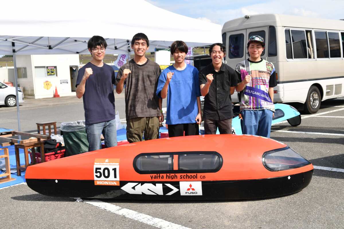 ホンダ4ストローク150ccエンジンを使用するニューチャレンジクラスは「栃木県立矢板高等学校 OB」が優勝。　画像：ホンダモーターサイクルジャパン提供