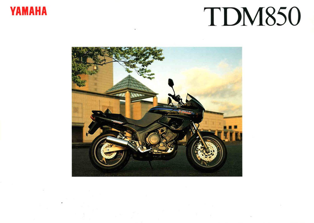 1992年TDM850カタログ表紙