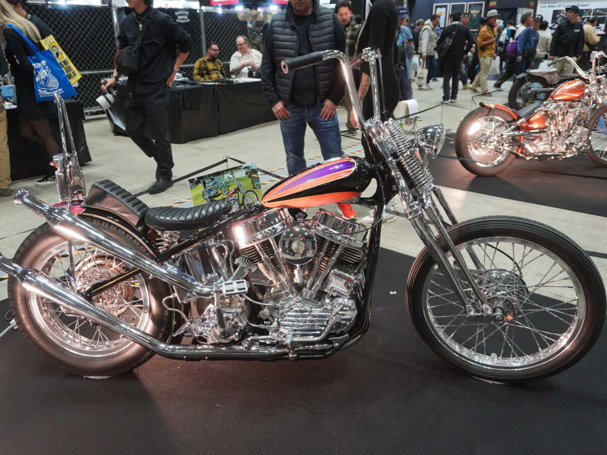 "CALIFORNIA GOLD" PANHEAD 1957 ANDY CARTER/PANGEA SPEED【YOKOHAMA HOT ROD CUSTOM SHOW】撮影：青木タカオ