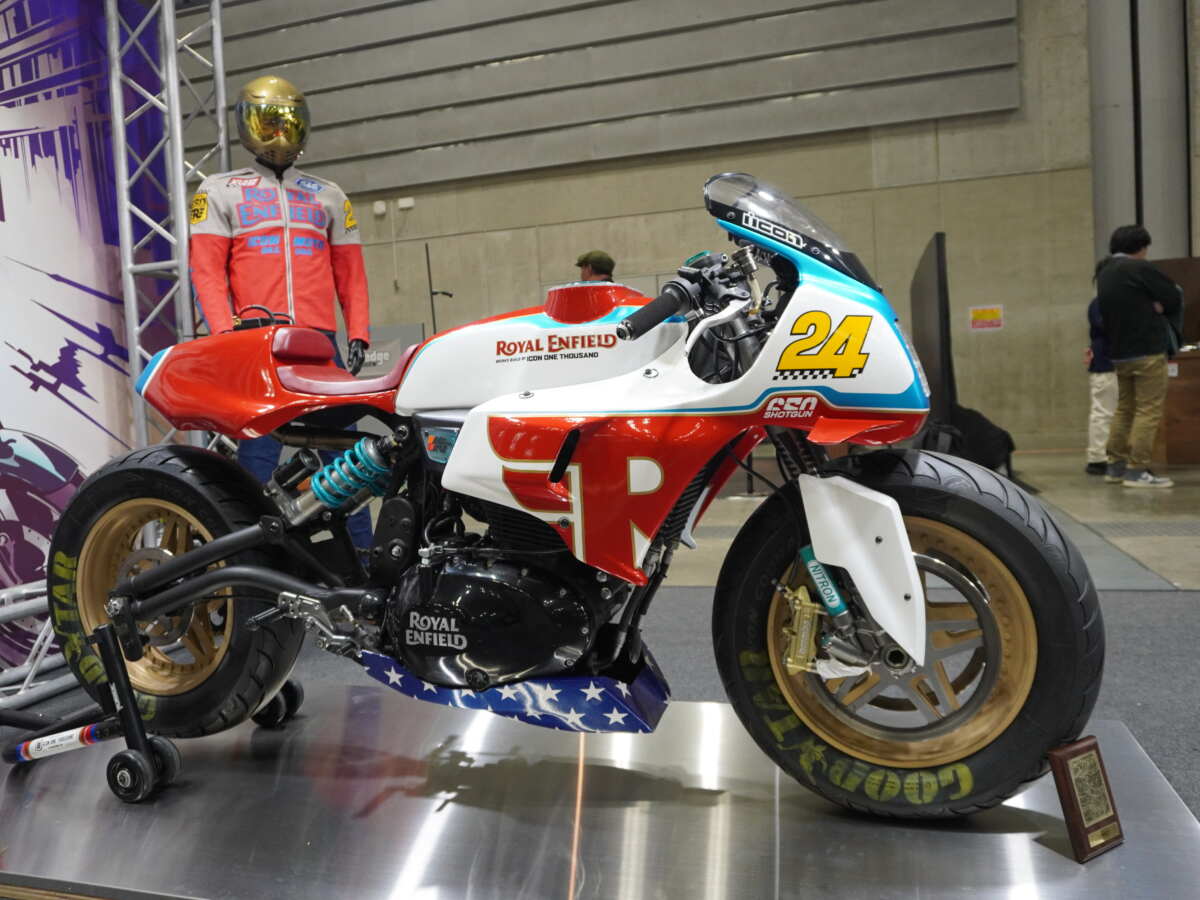 ICON MOTORSPORTS from USA×ROYAL ENFIELD。ヨコハマ ホットロッド·カスタムショー2024／撮影：青木タカオ