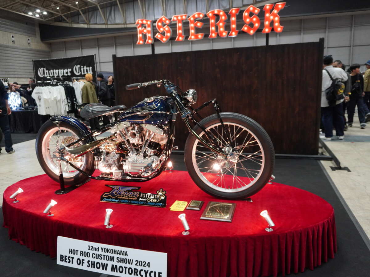 BEST OF SHOW MOTORCYCLE／ASTERISK CUSTOM WORKS【YOKOHAMA HOT ROD CUSTOM SHOW 2024】撮影：青木タカオ