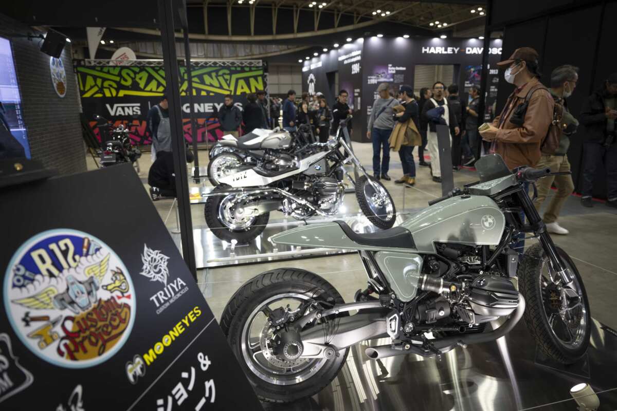 YOKOHAMA HOT ROD CUSTOM SHOW BMWモトラッドジャパンブース　画像提供　BMW Motorrad JAPAN