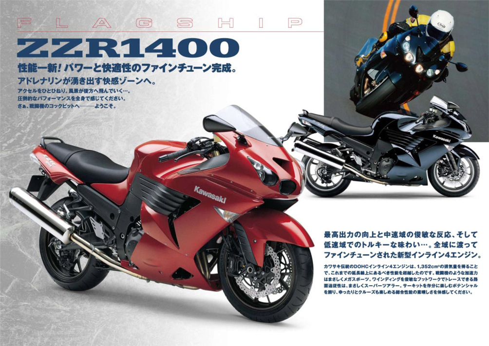 2008年型ZZR1400カタログ