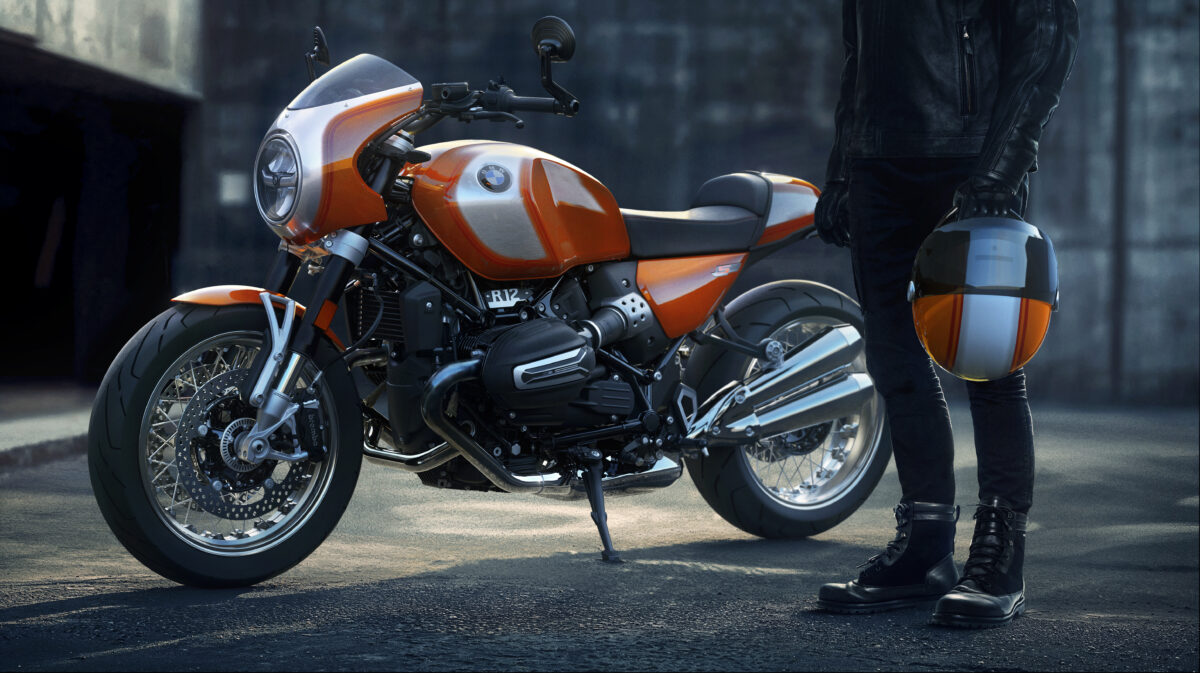 国内200台限定のヘリテイジカフェレーサーBMW R12S。