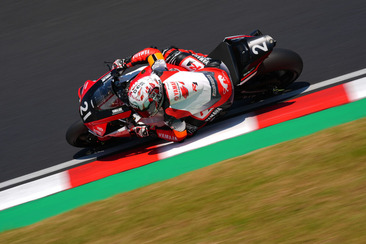 YAMAHA RACING TEAMのアンドレア・ロカテッリ選手。2025 FIM世界耐久選手権 "コカ·コーラ"鈴鹿8時間耐久ロードレース 第46回大会／画像提供：ヤマハ発動機