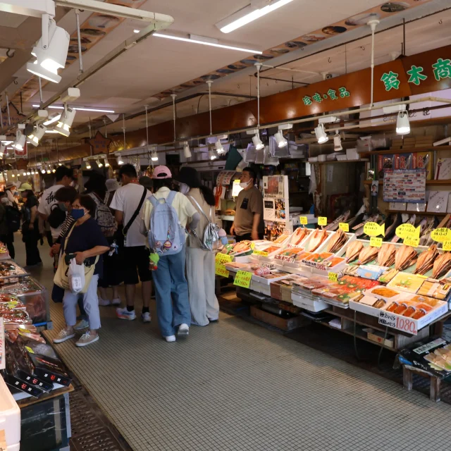 Road to FanFunMeeting　in 夕張 【その② 海鮮物が揃う函館朝市で旬のスルメイカを堪能！】