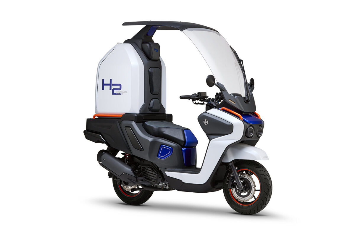 ヤマハからも水素エンジン搭載車が提案される。H2 Buddy Porter Concept　エイチツー バディ ポーター コンセプト （参考出展車）だ。