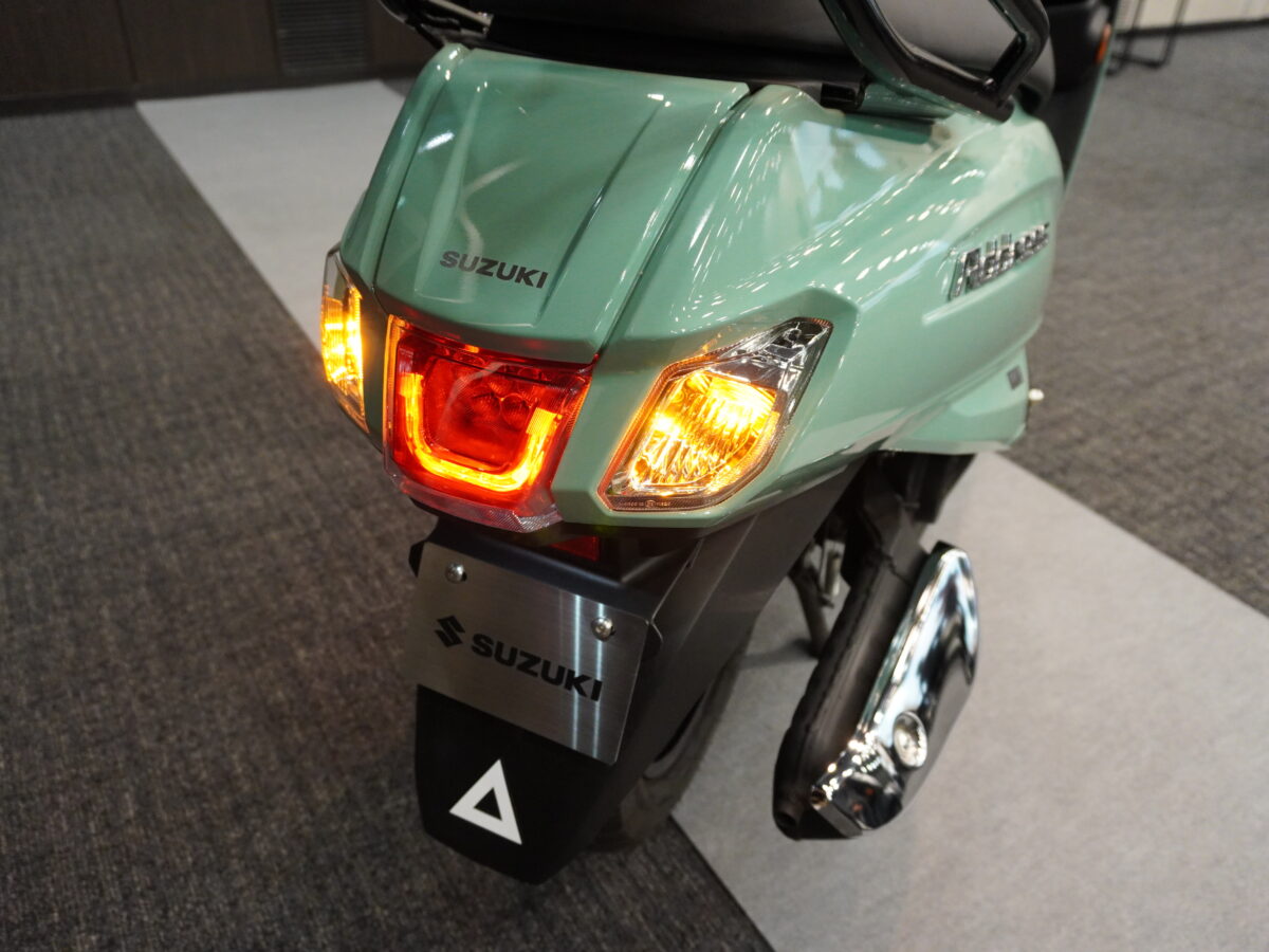 スズキ「アドレス125」新型発表会。