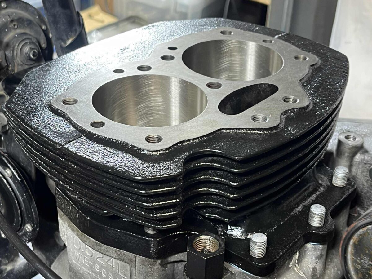 鋳鉄シリンダーをアルミスリーブ化