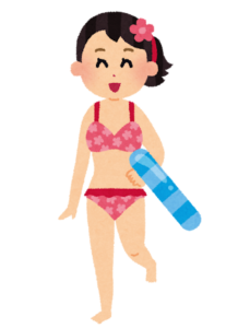 水着のお姉さん