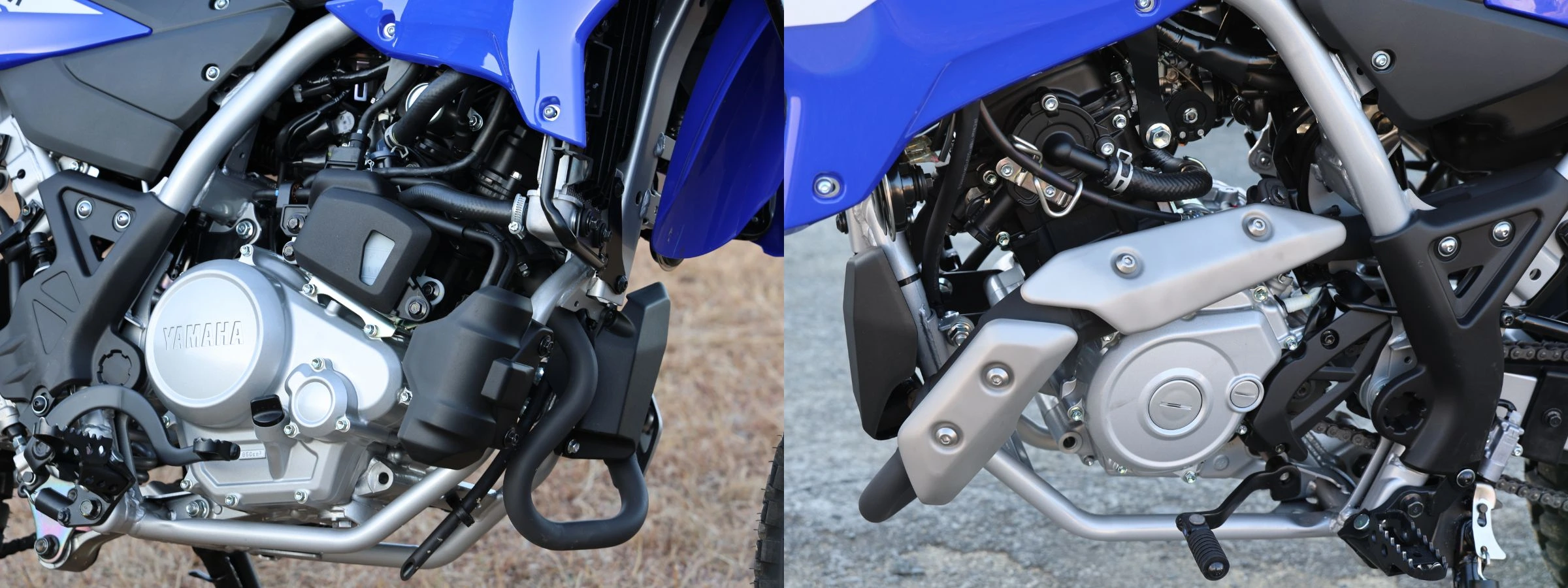 水冷4ストローク　SOHC　4バルブの125ccエンジン。MT-125、YZF-R125、XSR125に搭載されているのと同じ125cc単気筒エンジンをベースに吸排気系でオフロードバイク向けのキャラクターにリファイン。またアシストスリッパークラッチはオフロード走行要件を踏まえて非搭載となっている。