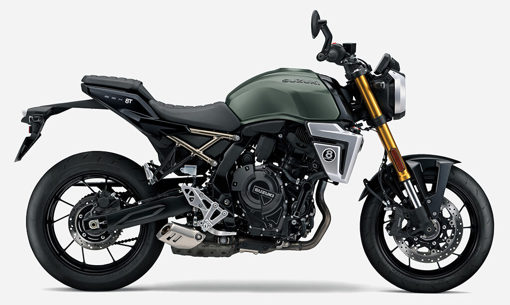 GSX-8T：マットスティールグリーンメタリック（QVP）