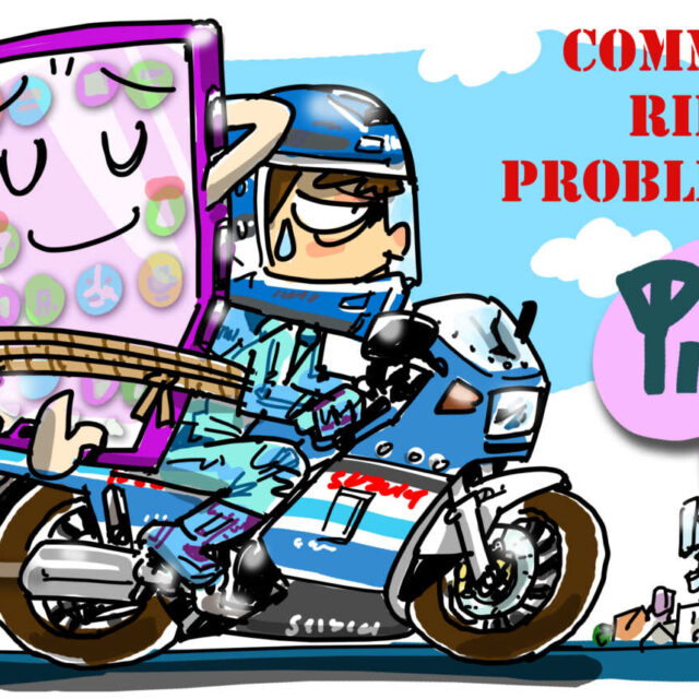 バイク　スマホ　RG500 ガンマ