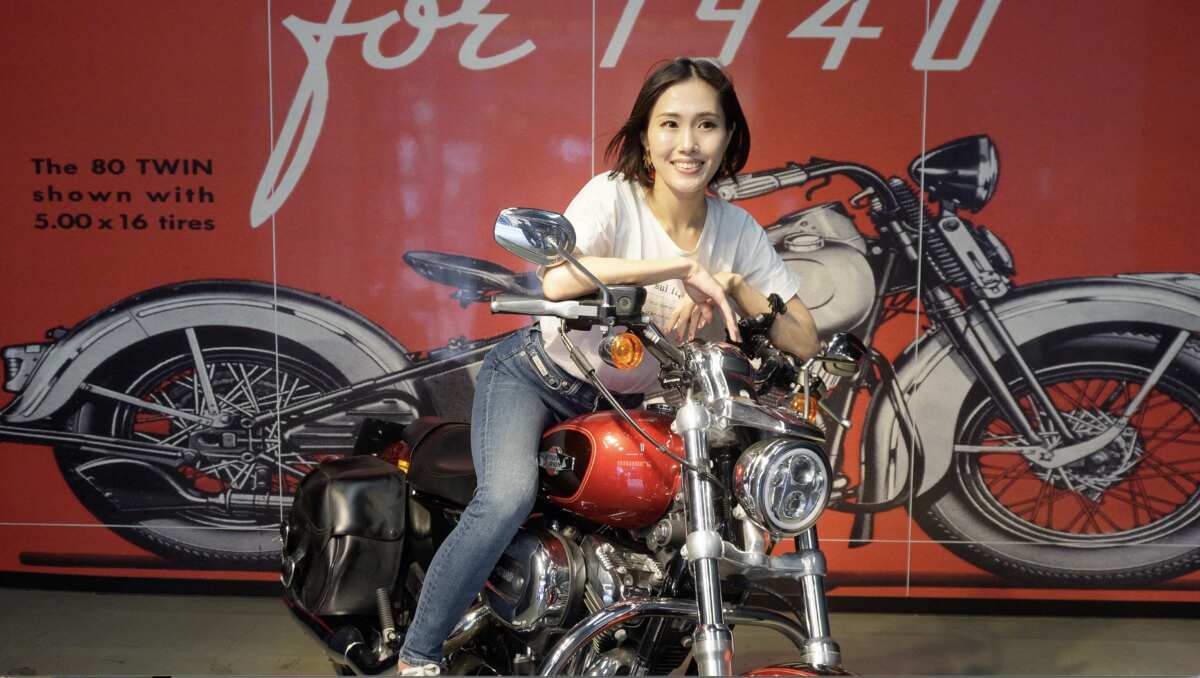 ウィズハーレーの取材・撮影に応じてくださった小林静奈さん。