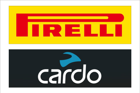 「OKADAブースではPIRELLIタイヤ、Cardoインカムを代理店スタッフがご案内。PIRELLIタイヤは、DIABLO ROSSOシリーズを中心に展示、製品の特長とタイヤ選びをアドバイス致します。Cardoは、2004年の世界初Bluetooth対応バイク用インカム発売以来、メッシュ通信やJBLサウンド、音声操作などの革新を続け、100以上の国で展開する世界有数のライダー向け通信機器ブランドです。」