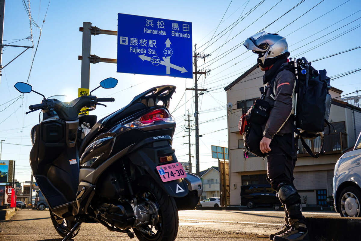 スズキ　バーグマンストリート125EX　藤枝市