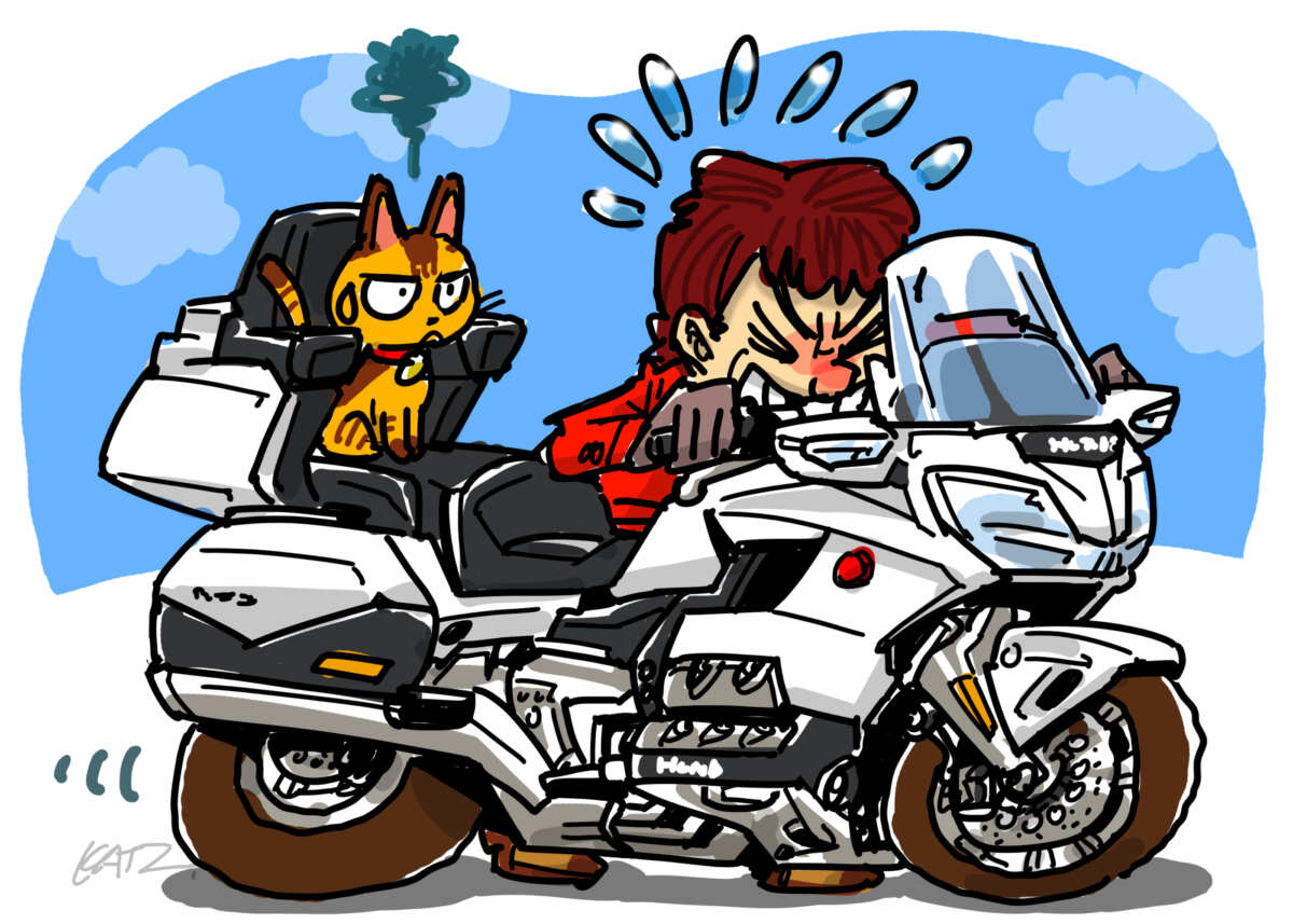 ホンダ ゴールドウィング イラスト 高橋克也