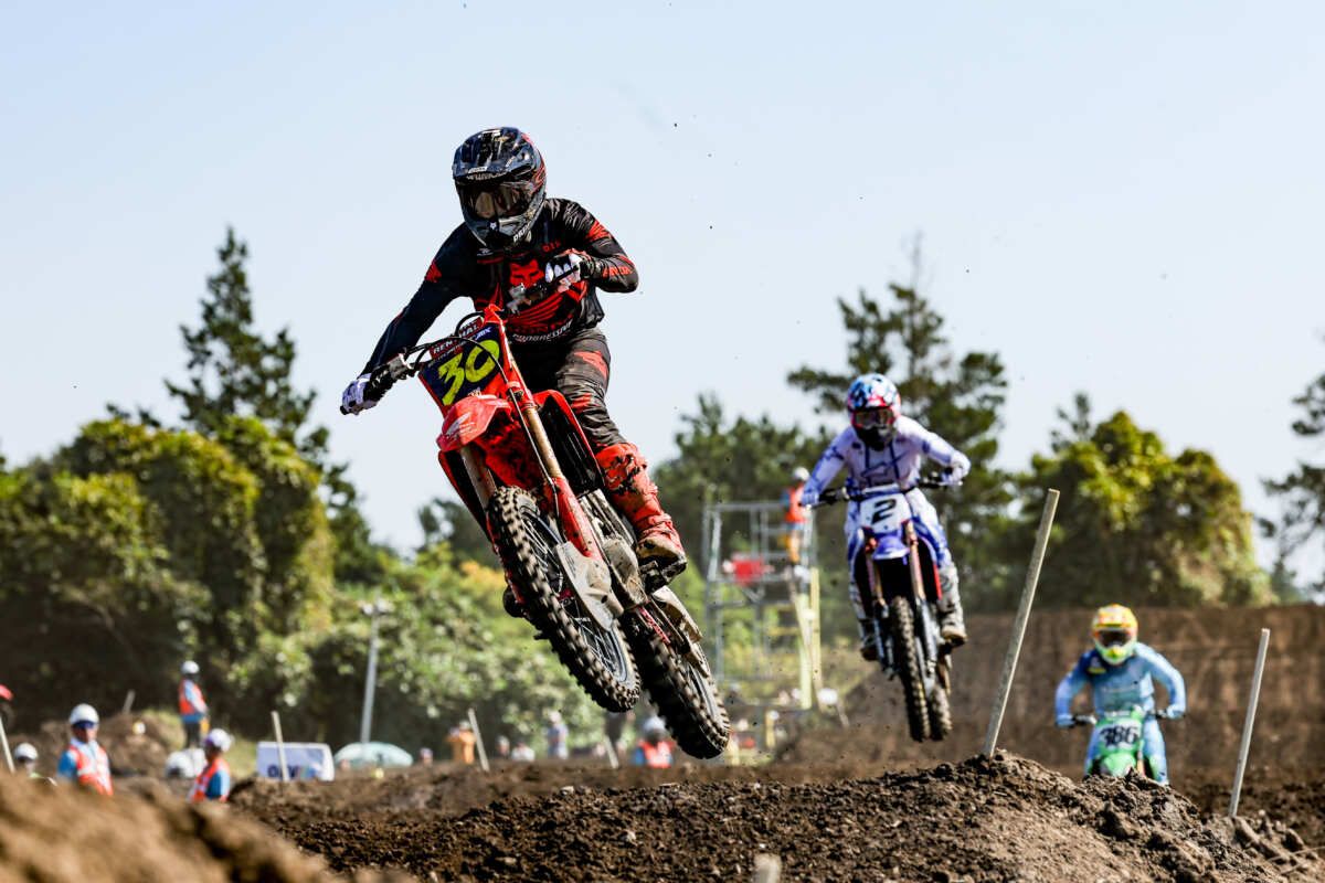 全日本モトクロス選手権シリーズ2026 第8戦 TOKIOINKARAMI Super Motocross IAクラスで完全優勝を果たしたHonda HRC Progressiveの下田丈選手。画像提供:HRC(株式会社ホンダ・レーシング)