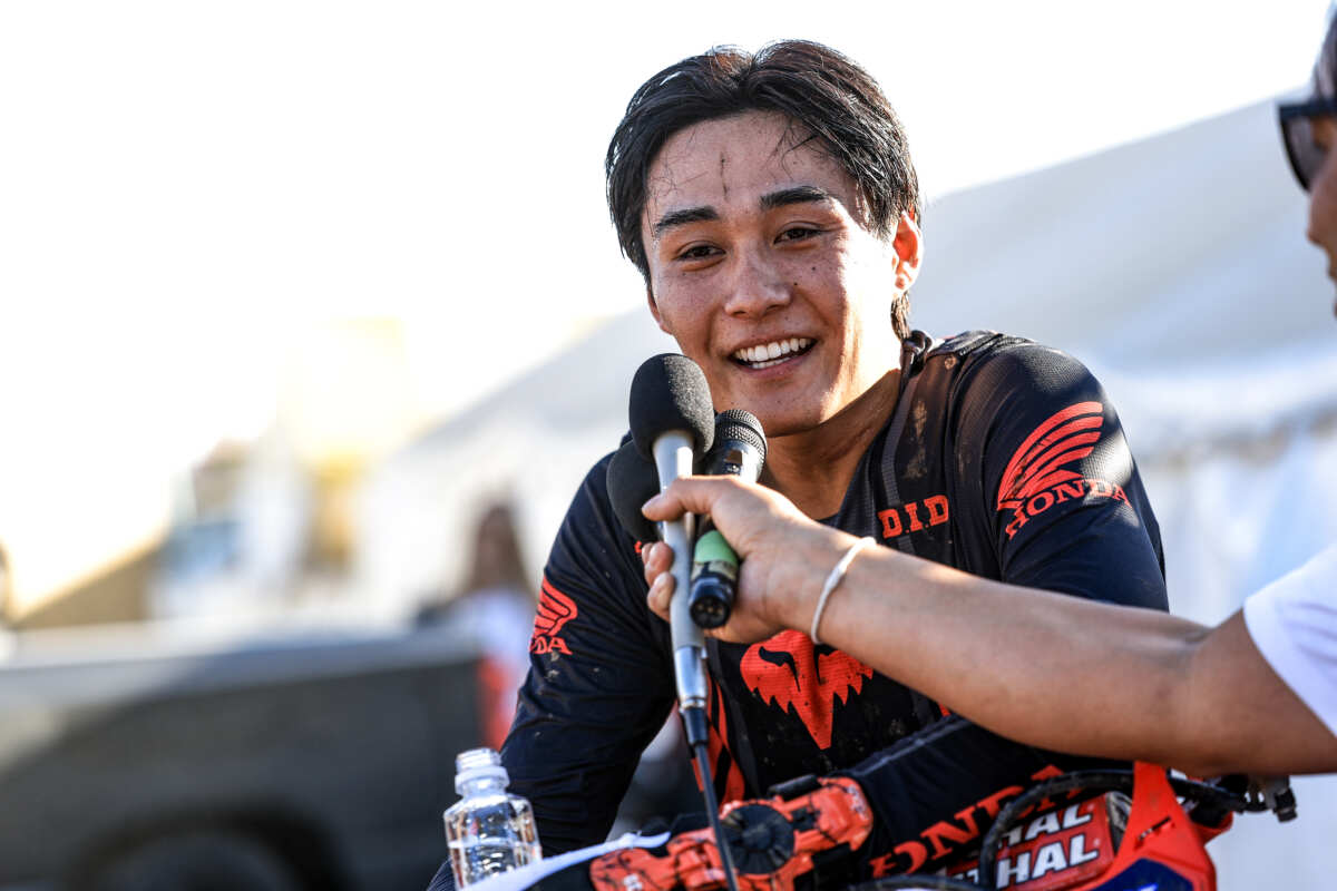 全日本モトクロス選手権シリーズ2026 第8戦 TOKIOINKARAMI Super Motocross IAクラスで完全優勝を果たしたHonda HRC Progressiveの下田丈選手。画像提供:HRC(株式会社ホンダ・レーシング)