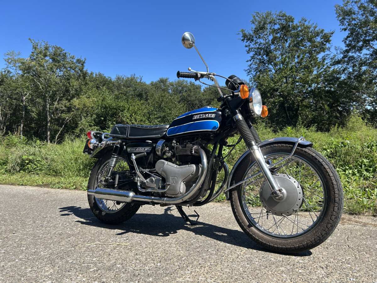 筆者(青木タカオ)の愛車、カワサキW1SA/1971年式