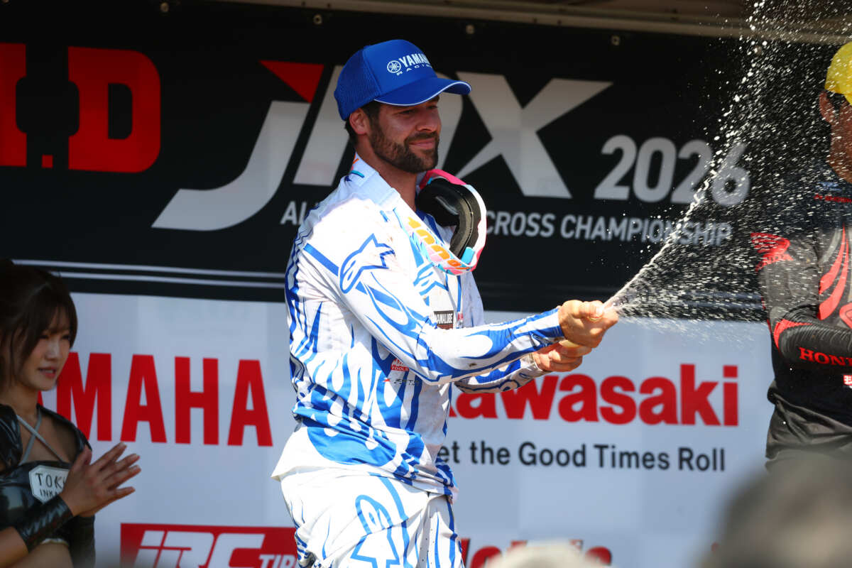 YAMAHA FACTORY RACING TEAMのジェイ・ウィルソン選手。画像提供:ヤマハ発動機