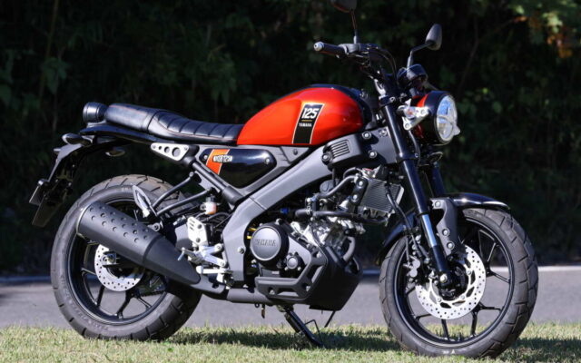 ヤマハXSR125のレトロなスタイリング