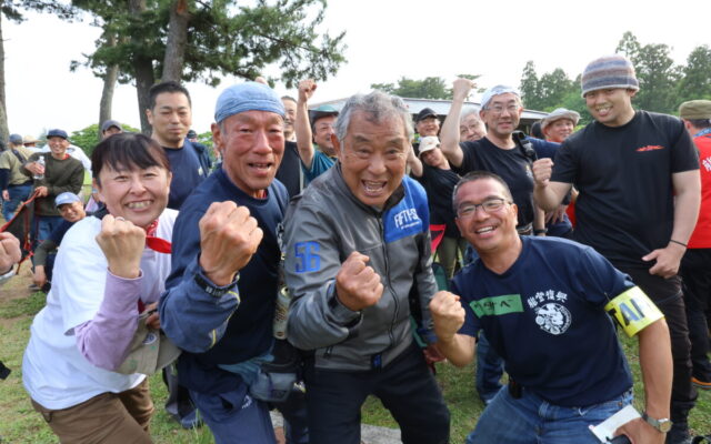 福島県の復興を願いライダー170名が天神岬に参集！！　“焚き火 night & キャンプ in ならは”
